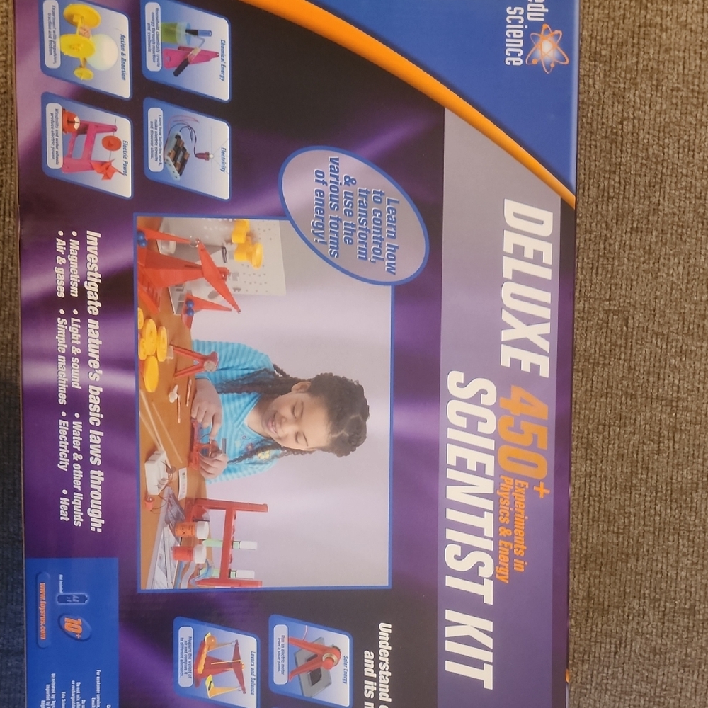 Junior Science Lab Kit - Blue and Orange